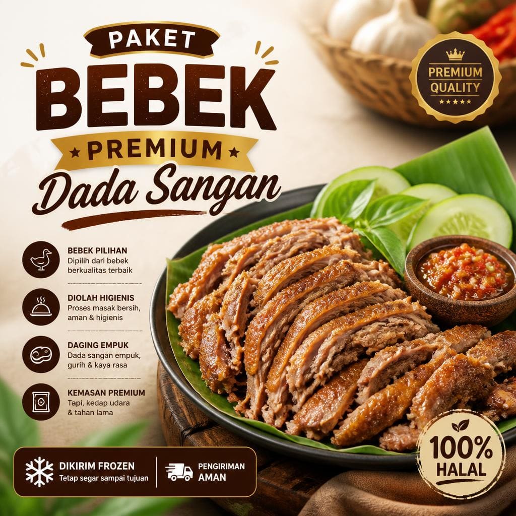 Paket Bebek Premium Dada Sangan